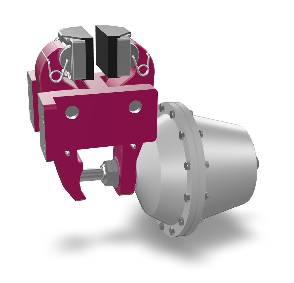 ATEK Drive浮动卡钳式制动器开启方式可为液压/弹簧组合结构