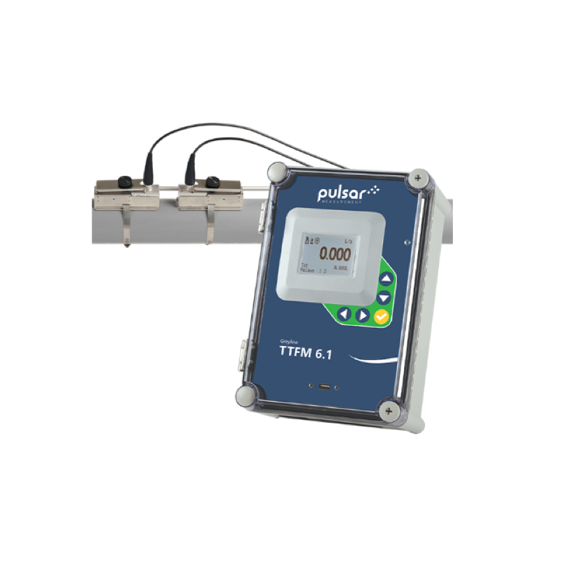 Pulsar面积-速度流量计浸没式超声波传感器速度和液位测量