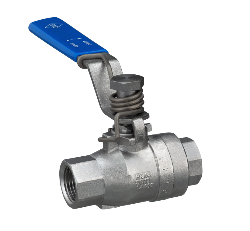 BEE螺纹连接黄铜材质单向球阀表面喷砂镀镍处理