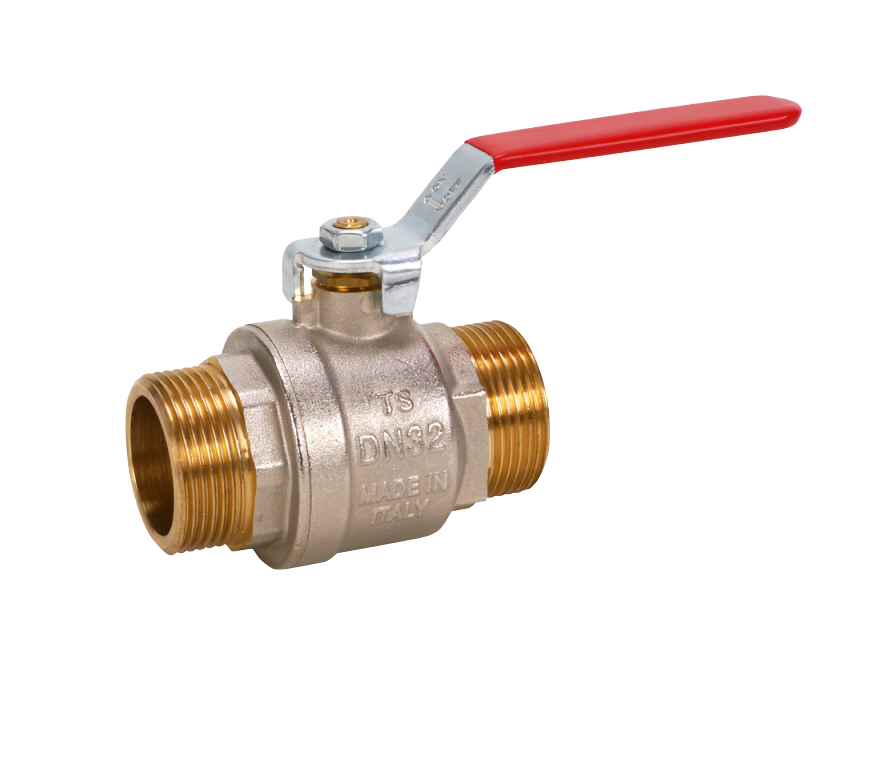 BEE螺纹连接黄铜材质单向球阀表面喷砂镀镍处理