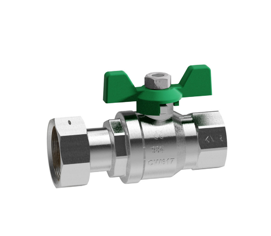 BEE螺纹连接黄铜材质单向球阀表面喷砂镀镍处理