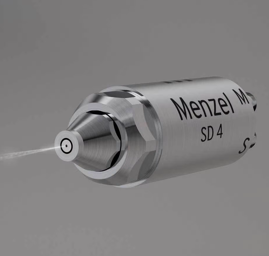 门泽尔MENZEL冷却和润滑喷嘴MS SD3带有介质网格设置和流量控制阀